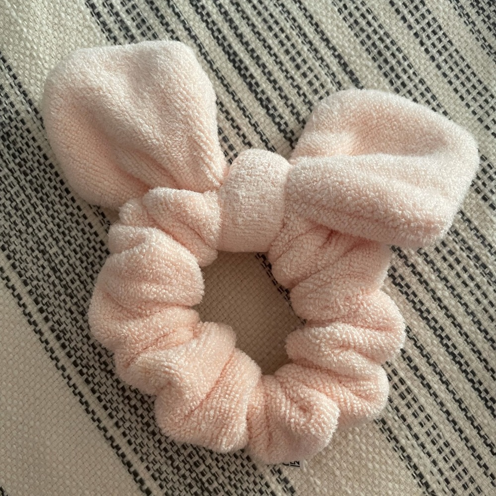 Stoney Clover terry scrunchie in orange
